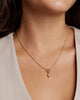Mini Elisa Gold Toggle Pendant Necklace
