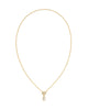 Mini Elisa Gold Toggle Pendant Necklace