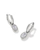 Mini Ellie Luxe Huggie White CZ Earring