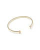 Mini Elton Cuff Gold Bracelet