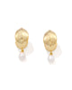 Oakland Pearl Huggie Earring with Freshwater Cultured Pearl
