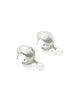 Oakland Pearl Huggie Earring with Freshwater Cultured Pearl