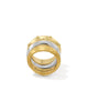 Oakland Mixed Metal Ring Set of 3