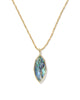 Ophelia Gold Large Long Pendant Necklace