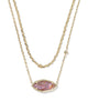 Ophelia Multi Gold Strand Necklace