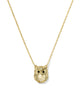 Owl Gold Short Pendant Necklace