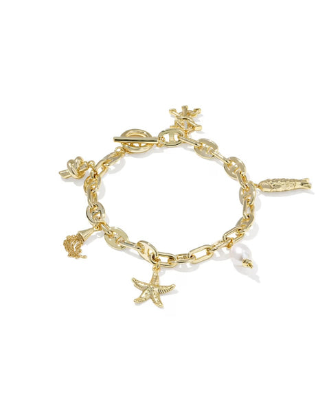 Parker Charm Gold Bracelet
