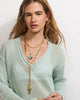 Parker Fish Gold Long Charm Necklace