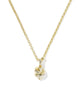 Parker Knot Gold Short Pendant Necklace