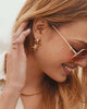 Parker Starfish Gold Huggie Earrings