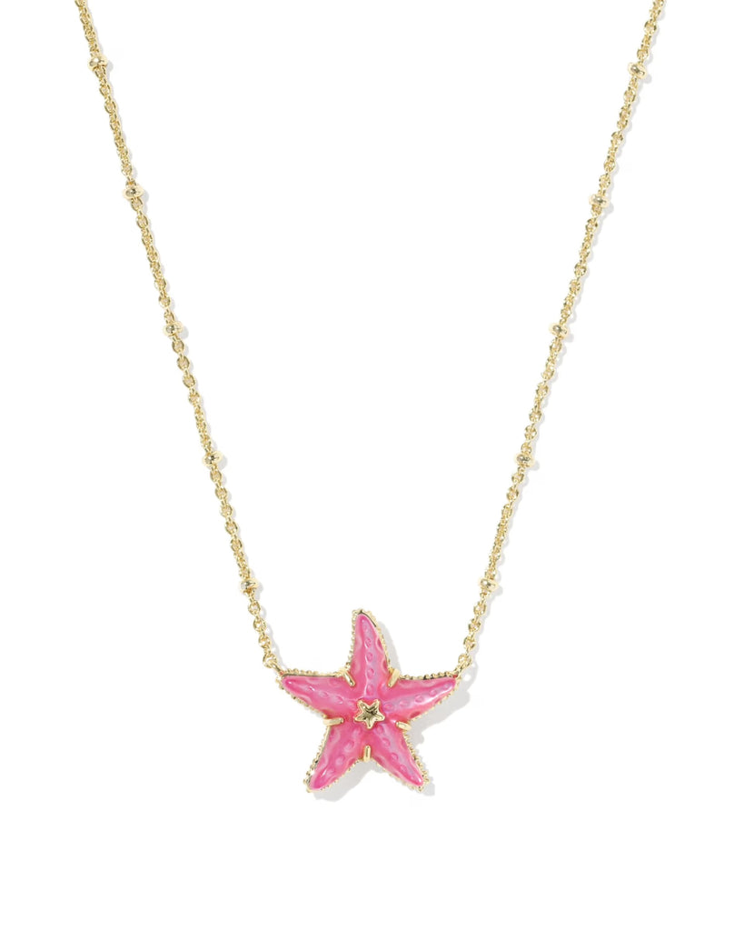 Parker Starfish Gold Short Pendant Necklace