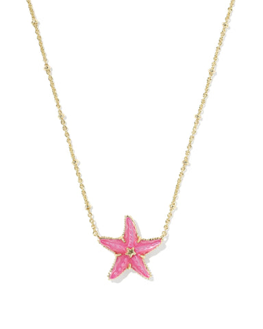 Parker Starfish Gold Short Pendant Necklace