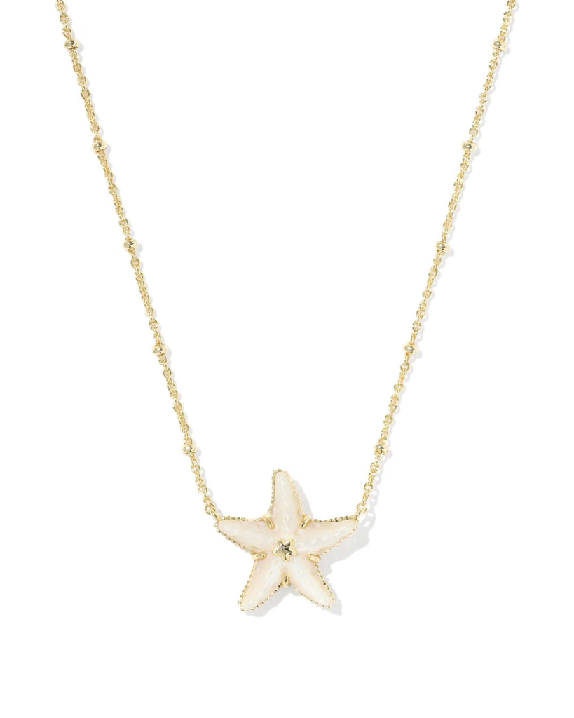 Parker Starfish Gold Short Pendant Necklace