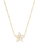 Parker Starfish Gold Short Pendant Necklace