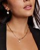 Sasha Heart Short Pendant Necklace in Freshwater Cultured Pearl