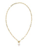 Sasha Heart Short Pendant Necklace in Freshwater Cultured Pearl