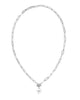 Sasha Heart Short Pendant Necklace in Freshwater Cultured Pearl