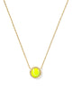 Tennis Short Pendant Necklace