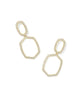 Daphne Pave Open Frame Earrings