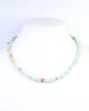 Gisela Stone Beaded Oval Clasp Necklace