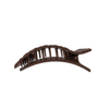 Truly Taupe Quilted Flat Rectangle Hair Clip