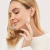 Gold Puffy Heart Earrings