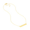 Gold & Diamond Bar Necklace