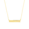 Gold & Diamond Bar Necklace