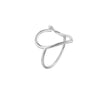 Open Heart Ring in Sterling Silver