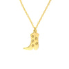 Five Stars Cowboy Boot Necklace
