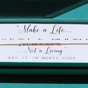 Make a Life Morse Code Necklace