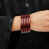 Merlot All Weather Bangles  - Set of 6