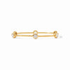 Milano Gold Bangle in Cubic Zirconia