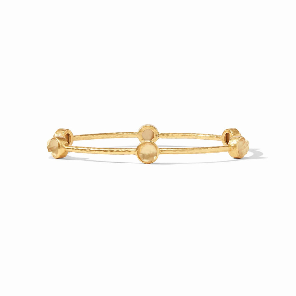 Milano Luxe Gold Bangle in Iridescent Champagne