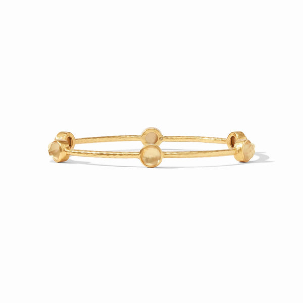 Milano Luxe Gold Bangle in Iridescent Champagne