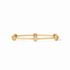 Milano Luxe Bangle in Gold Pave Cubic Zirconia