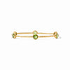 Milano Bangle in Gold Palmetto Green