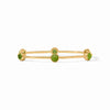 Milano Luxe Bangle in Gold Iridescent Palmetto Green