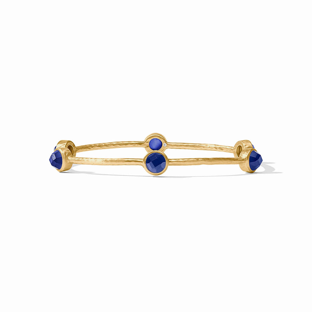 Milano Luxe Gold Bangle Iridescent Sapphire