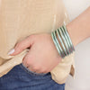 Mint All Weather Bangles - Set of 6