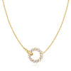 Interlinked Circles Pavé Necklace