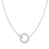 Interlinked Circles Pavé Necklace