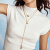 Gold Puffy Initial Charm