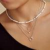 Round Solitaire Cubic Zirconia Necklace
