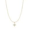 Gold Sparkling Nova Star Necklace