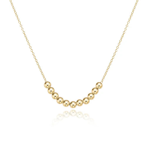 Classic Gold Beaded Bliss Necklace