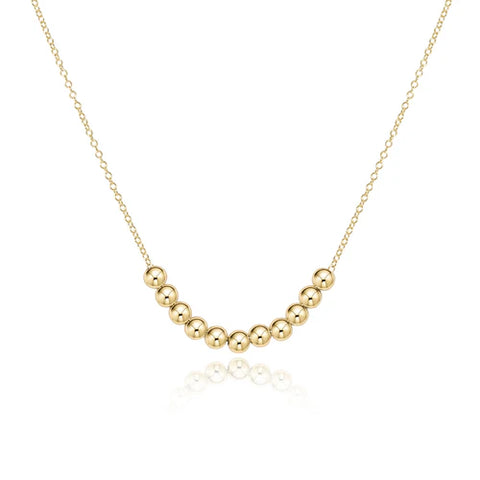 Classic Gold Beaded Bliss Necklace