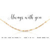 Always With You Morse Code Necklace