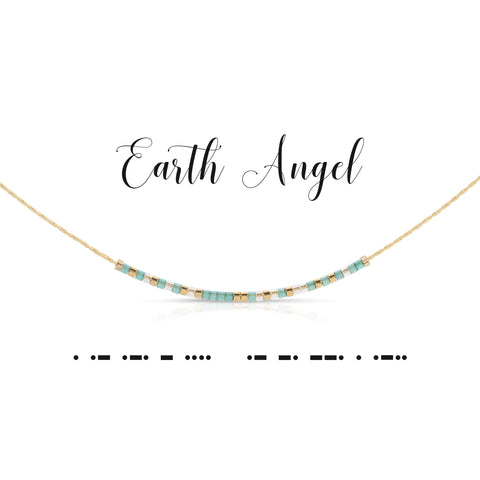 Earth Angel | Morse Code Necklace