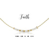 Faith Morse Code Necklace